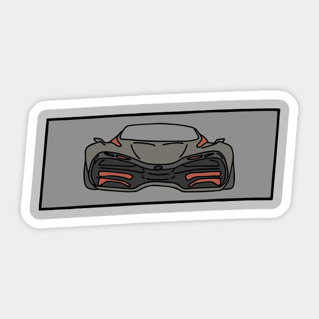 super car faster Sticker by fokaction